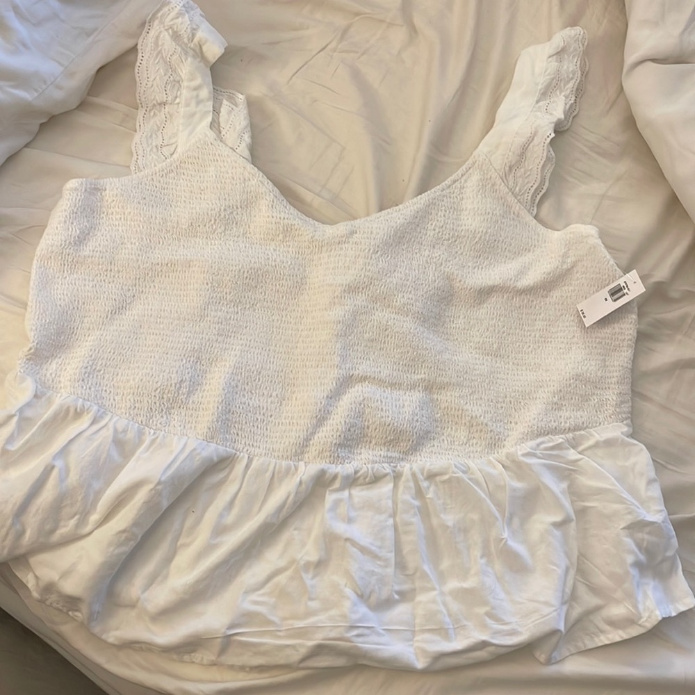 Old Navy Women’s 3X White Summer Top